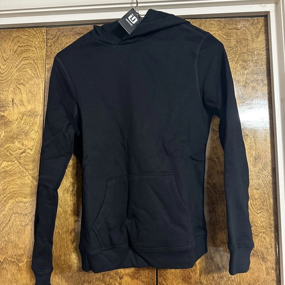 Black Hoodie Sweater Boys Medium